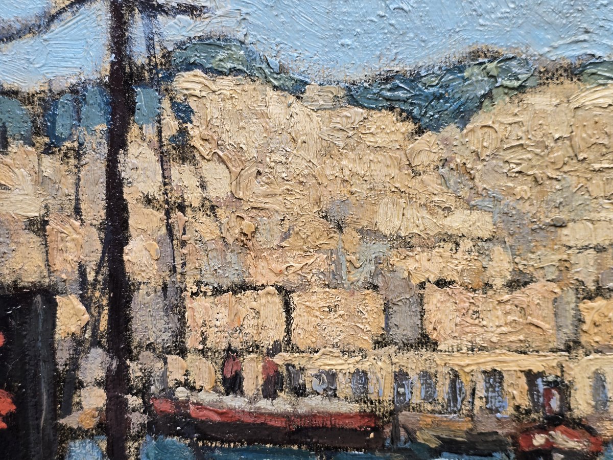 Jean Chalut (1879–1957) – Oil On Canvas -- White Algiers, 1936 -photo-3