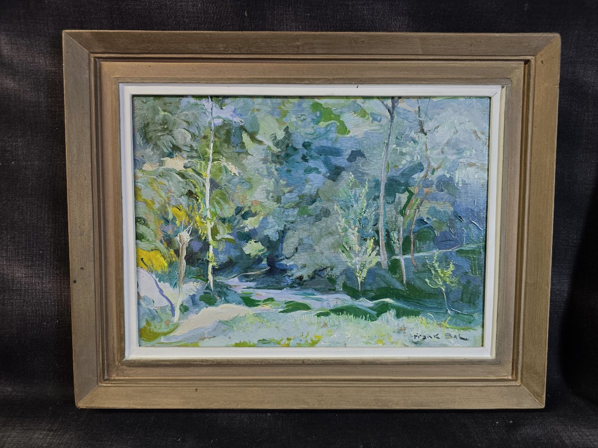 Frank Bal (1876–1960) – “landscape At Chamerlat,” 1939 – Oil On Panel, Signed – Auvergne