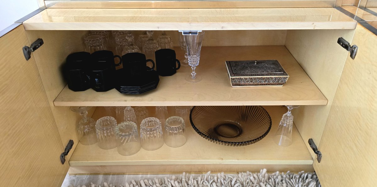 Set Of Three Display Cabinets By Jean-claude Mahey For Roche Bobois, 1970s-photo-3