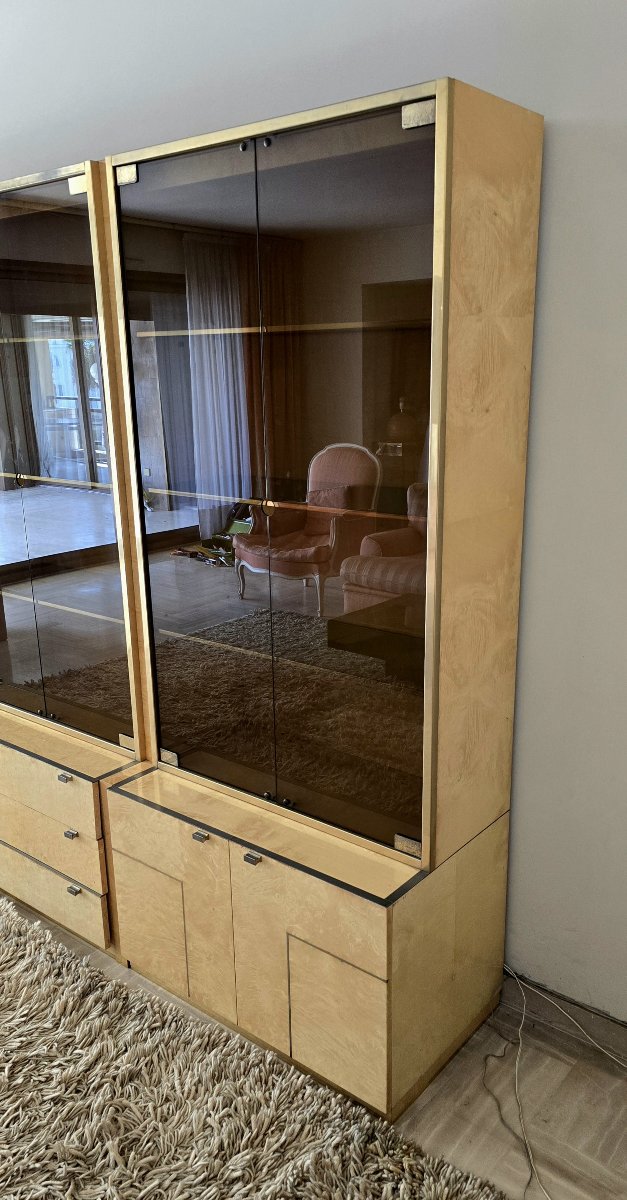 Set Of Three Display Cabinets By Jean-claude Mahey For Roche Bobois, 1970s-photo-6