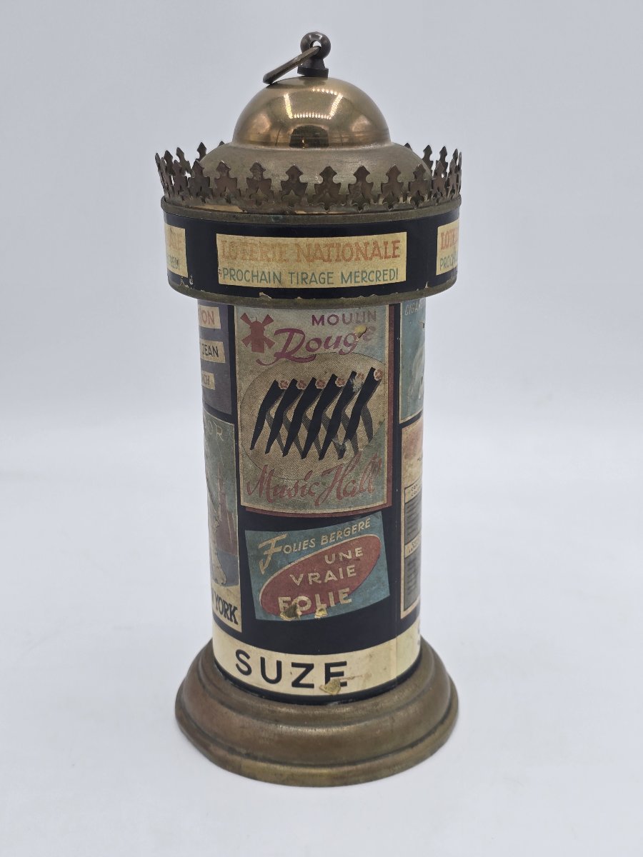 Promotional Cigarette Dispenser Shaped Like A Morris Column Kiosk – 1930s–1940s-photo-1