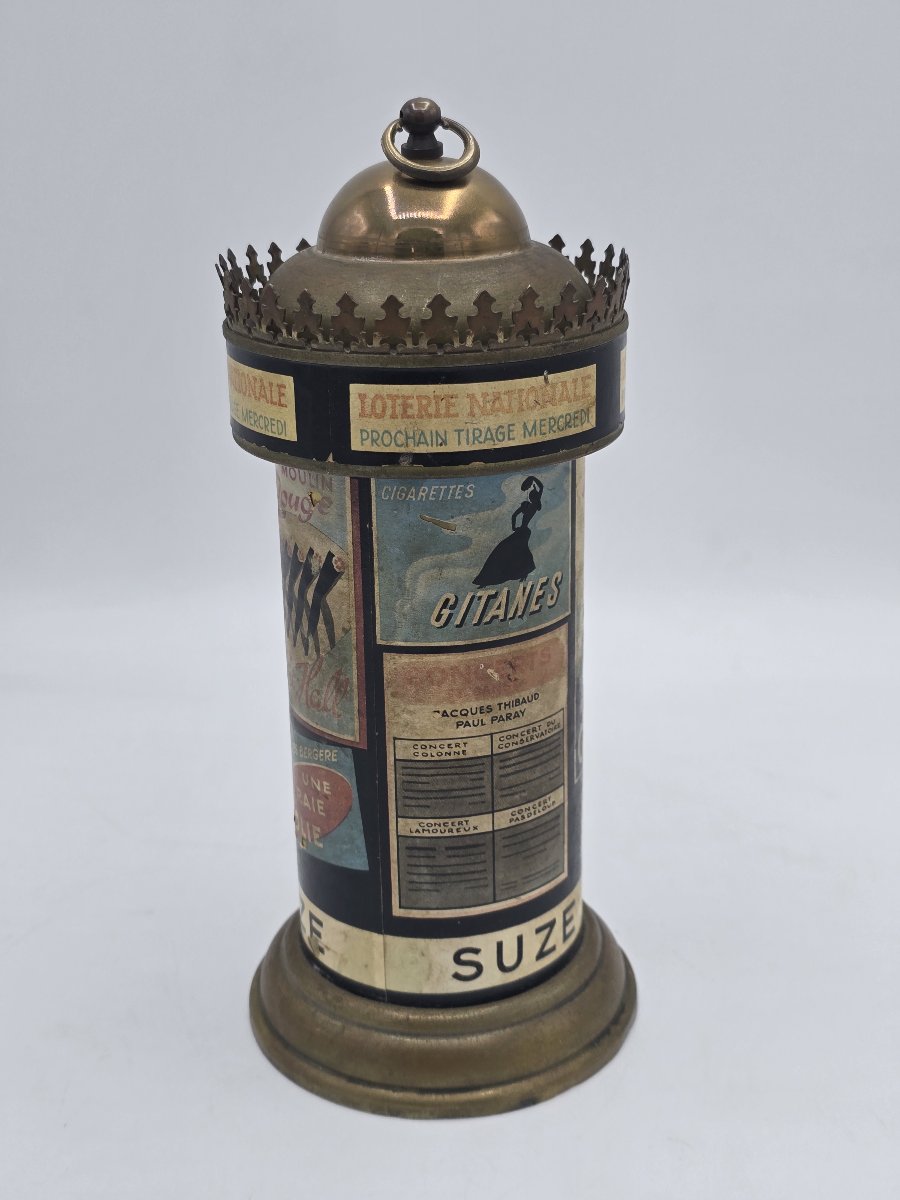 Promotional Cigarette Dispenser Shaped Like A Morris Column Kiosk – 1930s–1940s-photo-2