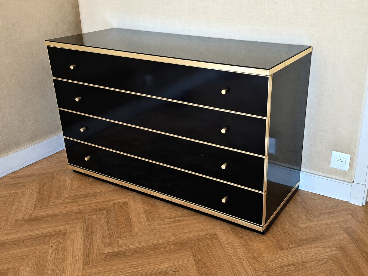 Commode Maison Roméo Paris par Jean-Claude Mahey, années 1970-photo-2
