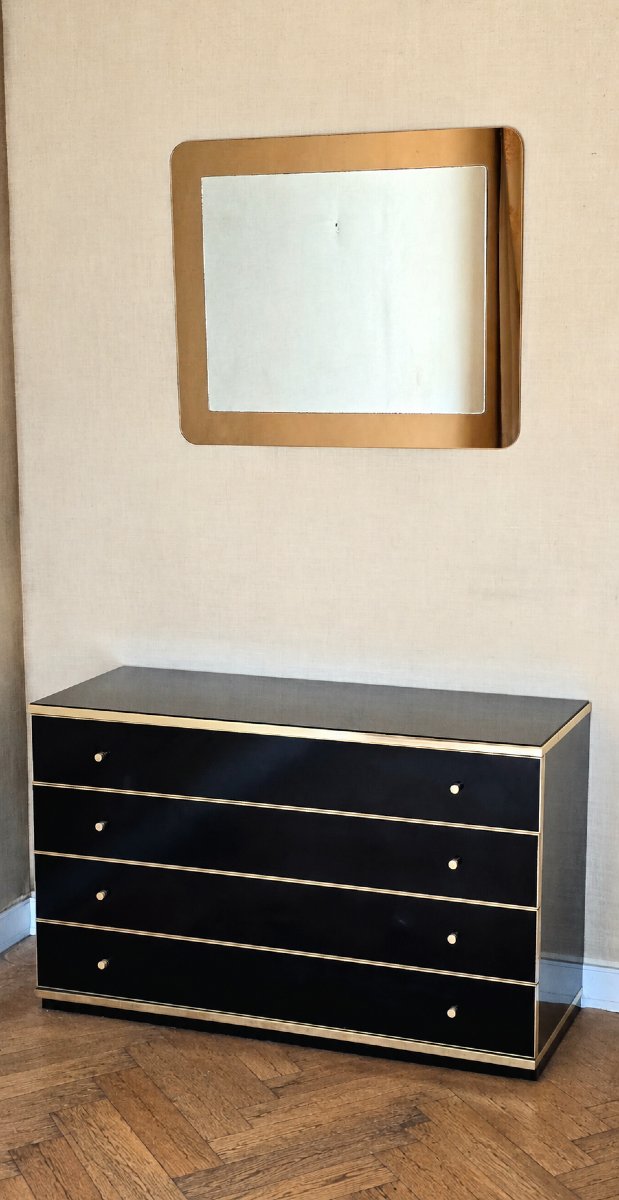 Commode Maison Roméo Paris par Jean-Claude Mahey, années 1970-photo-3