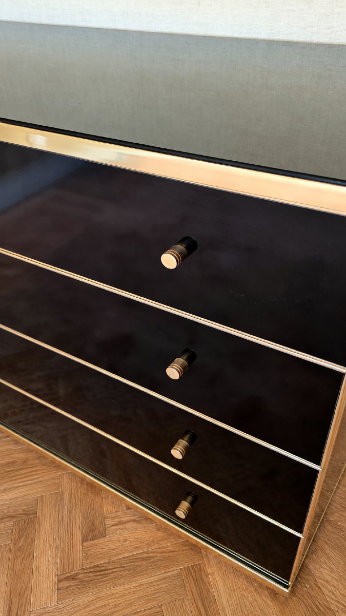Commode Maison Roméo Paris par Jean-Claude Mahey, années 1970-photo-2