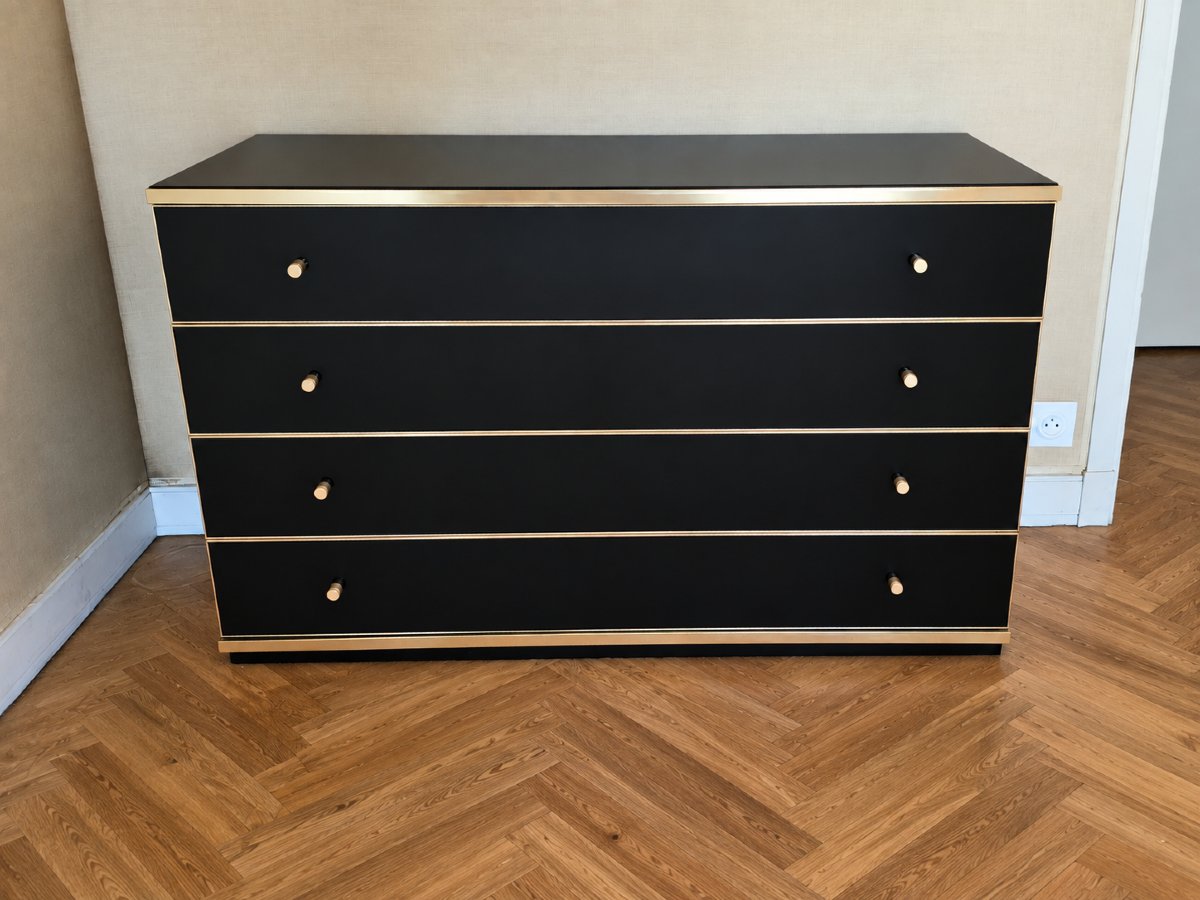 Commode Maison Roméo Paris par Jean-Claude Mahey, années 1970