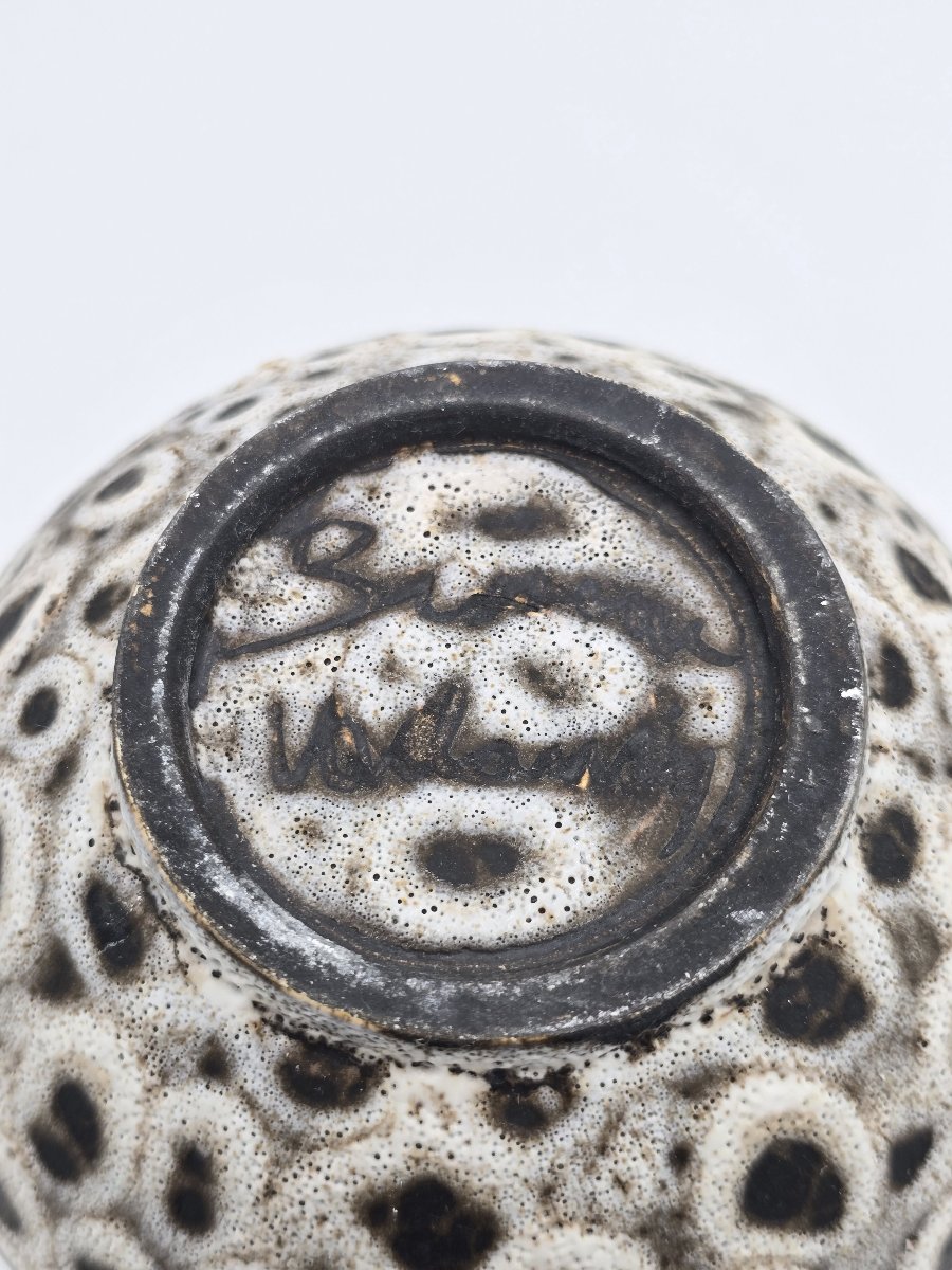 Marius BESSONE (1929-2001) – Vase en céramique émaillée polychrome – Vallauris –1950-1960-photo-2