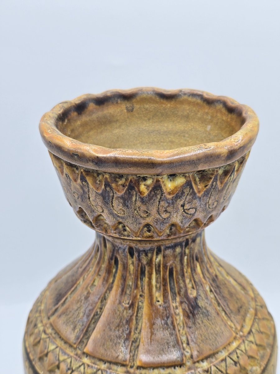 Marius Bessone (1929–2001) – Glazed Ceramic Vase – Vallauris – 1960-photo-1