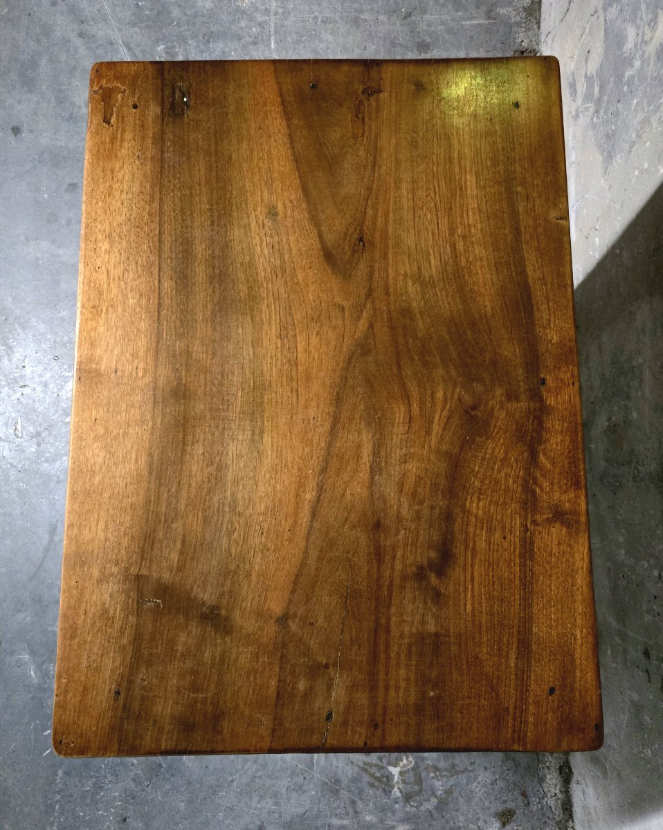 Table à écrire en noyer, XVIIIe siècle, travail provincial-photo-5