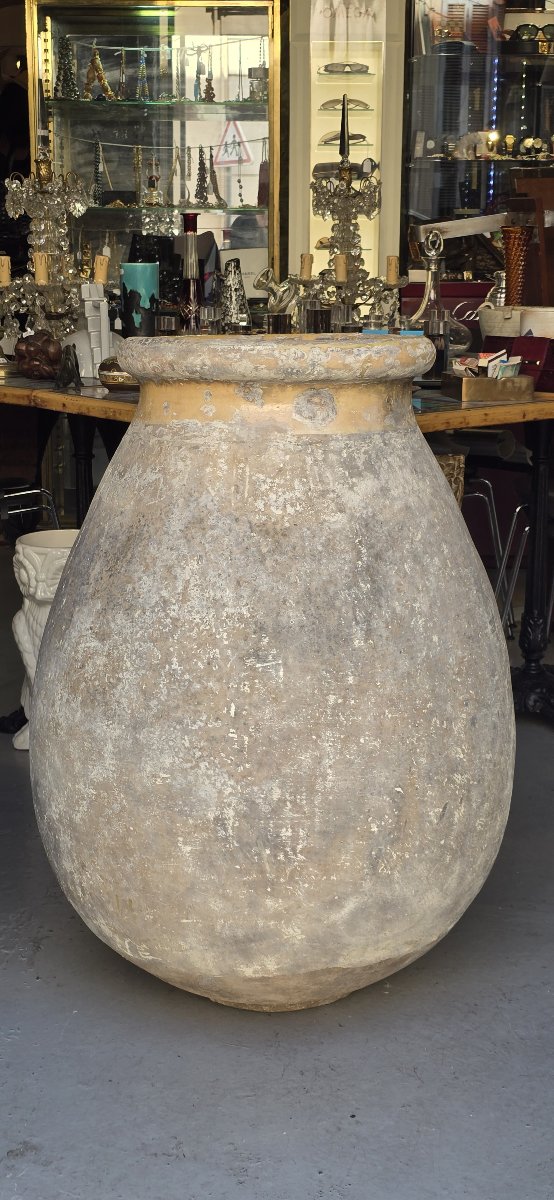 Grande jarre en terre cuite de Biot, fin XVIIIe – début XIXe siècle - H 92 cm -photo-2