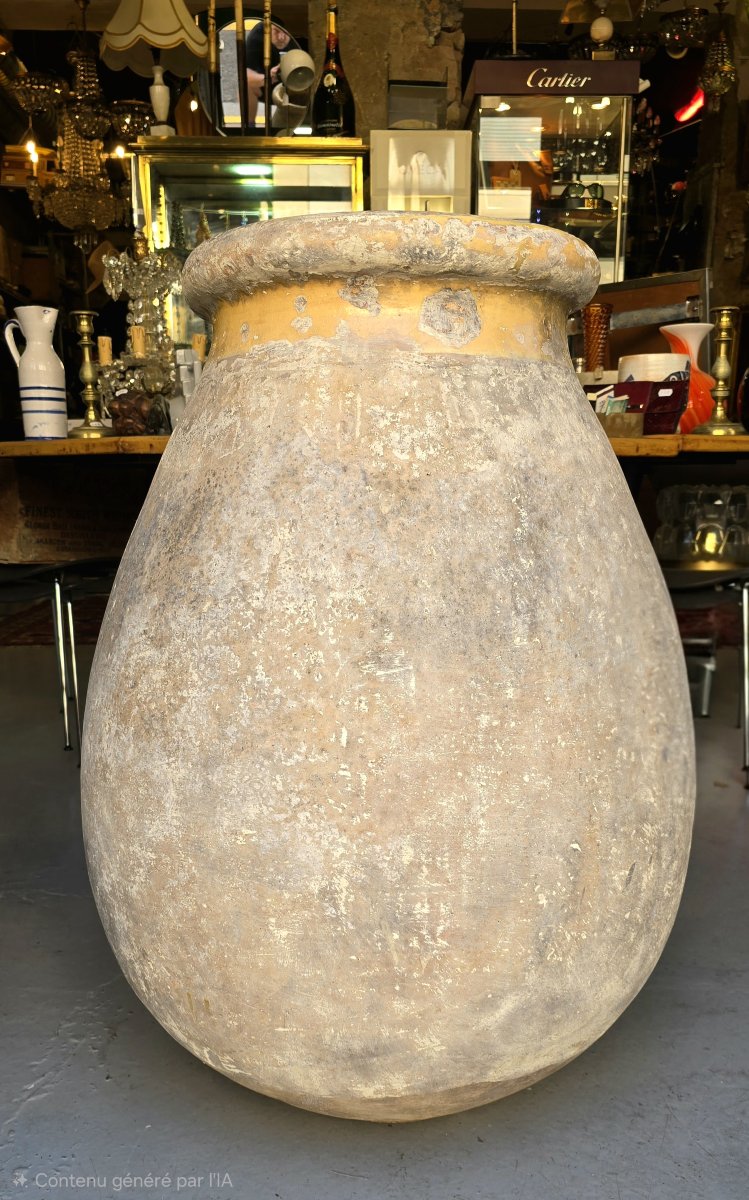 Grande jarre en terre cuite de Biot, fin XVIIIe – début XIXe siècle - H 92 cm -photo-3