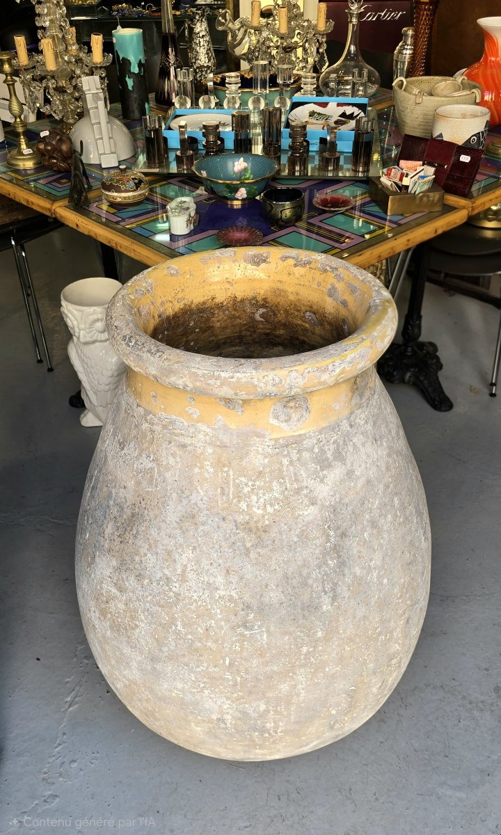 Grande jarre en terre cuite de Biot, fin XVIIIe – début XIXe siècle - H 92 cm -photo-2