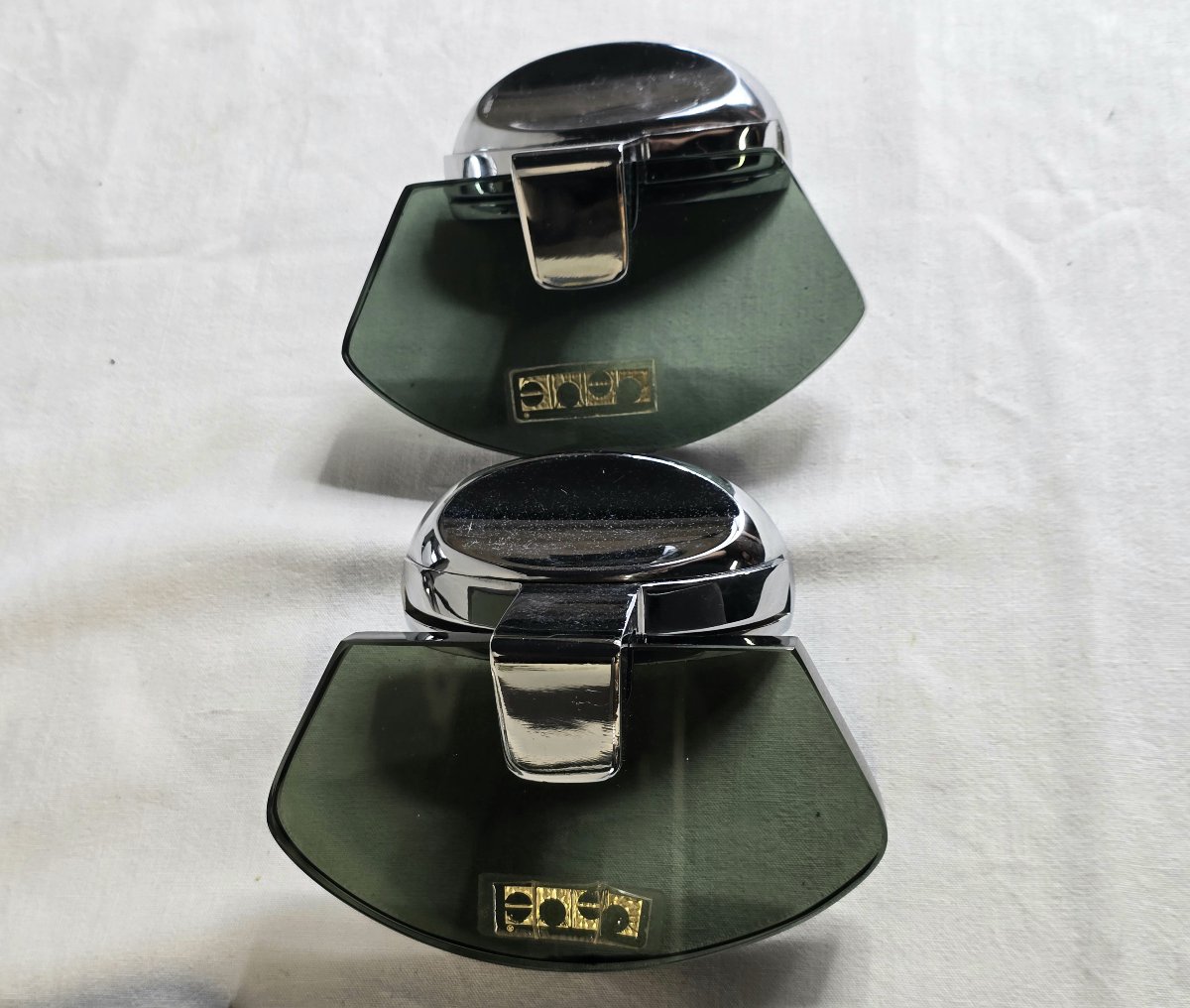 Ensemble de 8 accessoires de salle de bain vintage, dans l'esprit de Fontana Arte 1960/70-photo-4