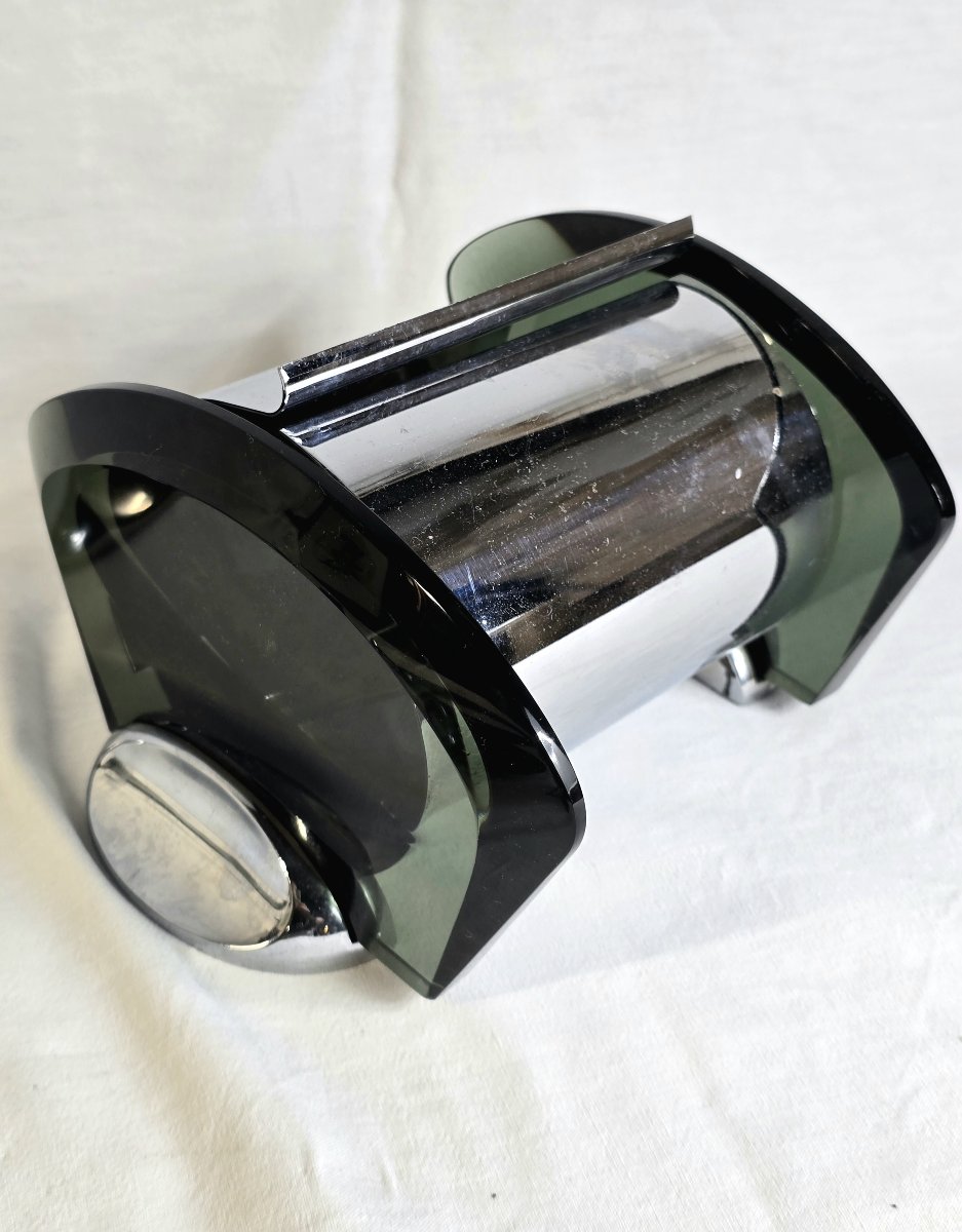 Ensemble de 8 accessoires de salle de bain vintage, dans l'esprit de Fontana Arte 1960/70-photo-4
