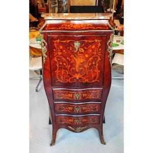 Small Secretary Louis XV Marquetry