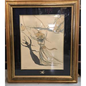 Salvador Dali (1904-1989) Lithograph, Edition Of Ovid's The Art Of Love