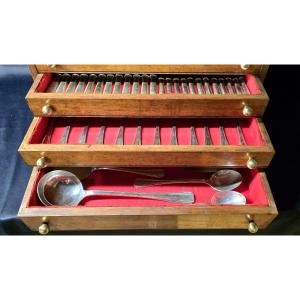 Christofle "boréal" Silver-plated Cutlery Set, 149 Pieces