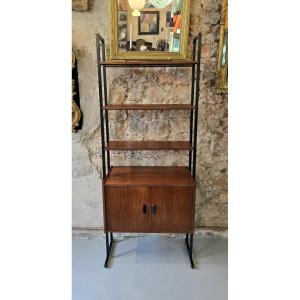Bibliothèque / étagère vintage moderniste (années 50-60)