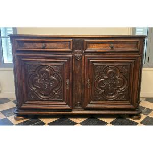 Buffet 2 portes Louis XIII 18eme