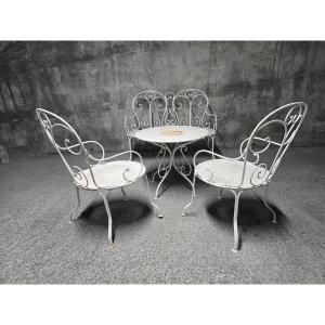 Antique Wrought-iron Garden Furniture, Early 20th Century