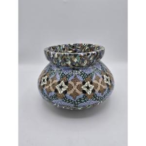 Jean Gerbino (1876-1966) Vallauris – Vase - Cache-pot - 22 cm / vers 1950