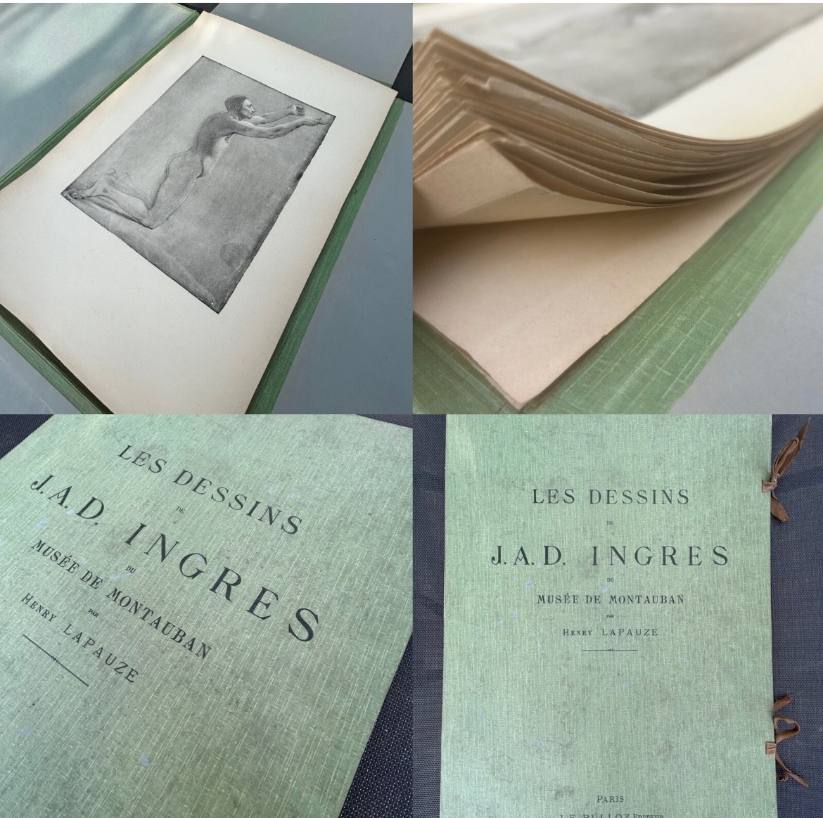 Ingres' Drawings 45 Litho Print Henry Lapauze Bulloz Publisher Montauban