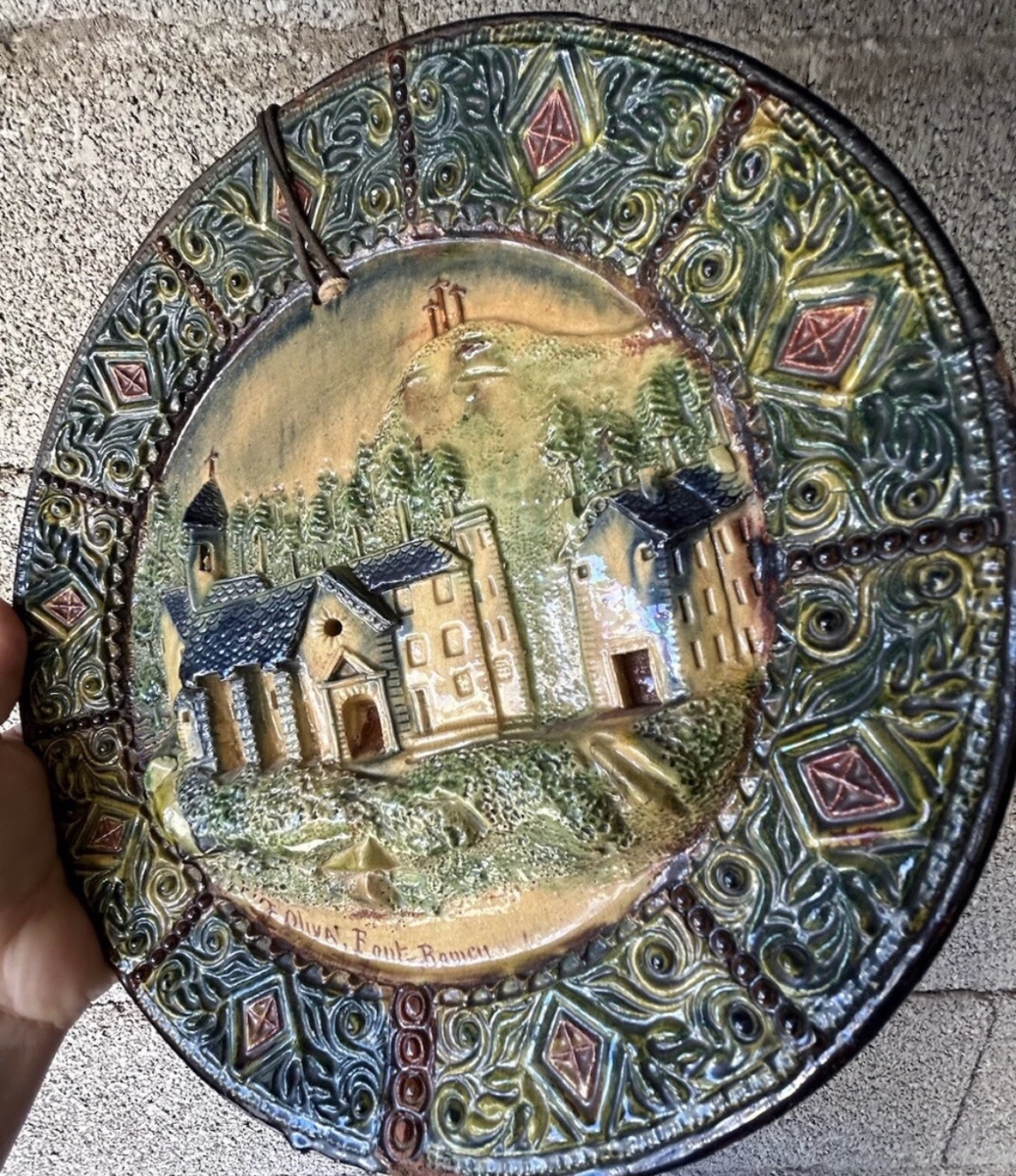 étienne Oliva Céramique XIXeme Bernard Palissy Saillagouse Font Romeu 66