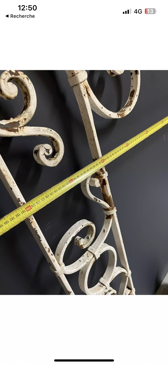 Well Top Gallows Arch Grille Arch Wrought Iron Coping 19th Century Gate-photo-1