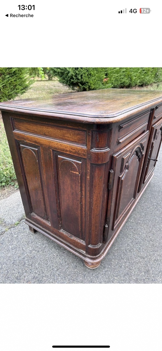 Louis XIV XV Hunting Buffet Sideboard 18th Century Sideboard Chest Of Drawers-photo-2