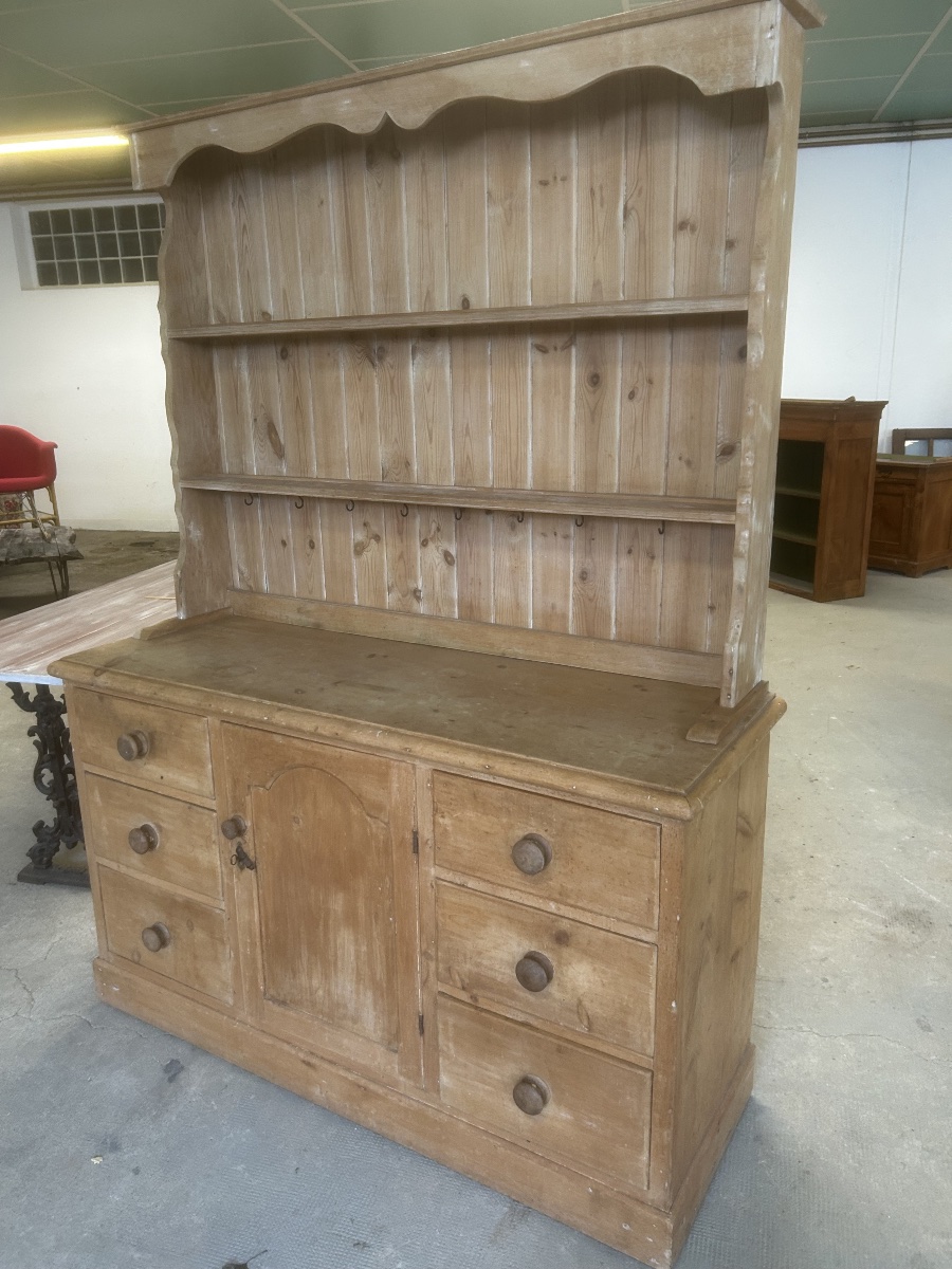 Buffet Ancien Vaisselier Meuble Provence Ancien Campagne Art Populaire Écosse