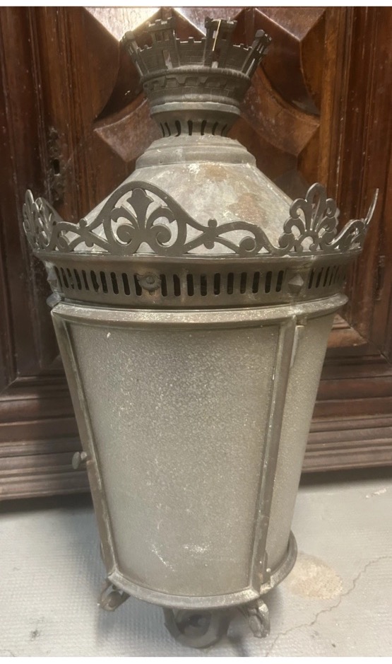 Lanterne Lampe Réverbère Ancien Applique Extérieure Chateau Maison de Maître