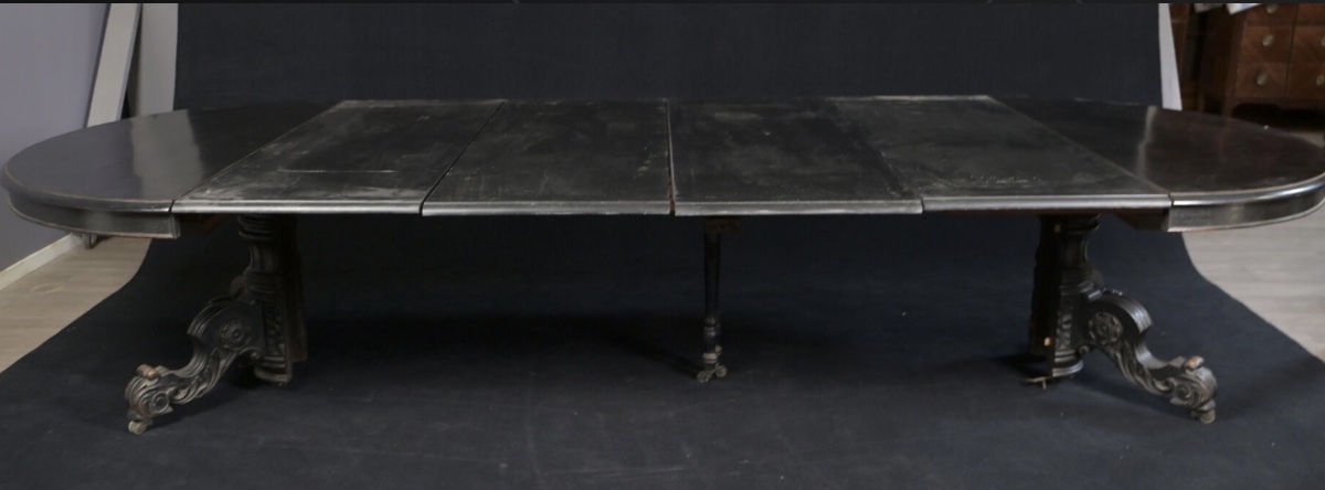Dining Table For Up To 20 People, 350 X 160 Cm, Napoleon III-style Extendable Table 