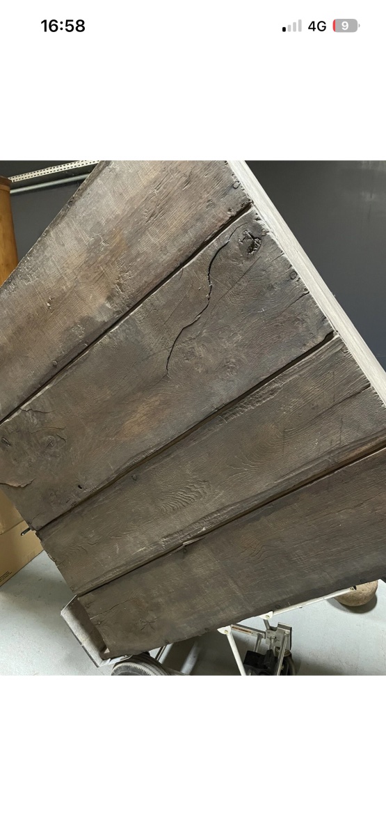 Antique 18th-century Louis XV Sideboard, Solid Wood, Folk Art, Country Style, Enfilade, Furniture-photo-2