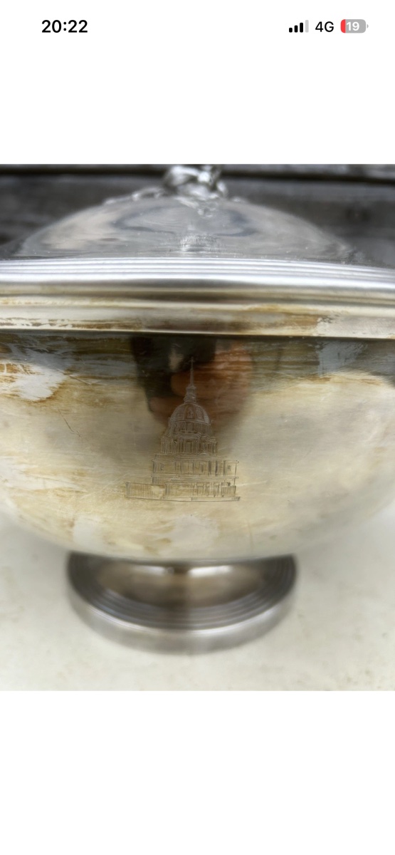 Hôtel Des Invalides, Paris; Christofle Vegetable Server; Military Silverware, Napoleon, 19th Century-photo-2
