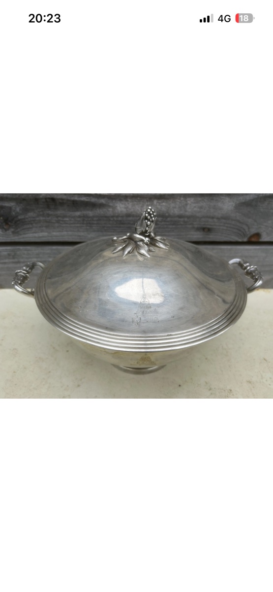 Hôtel Des Invalides, Paris; Christofle Vegetable Server; Military Silverware, Napoleon, 19th Century-photo-3