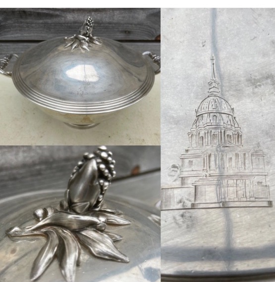 Hôtel Des Invalides, Paris; Christofle Vegetable Server; Military Silverware, Napoleon, 19th Century