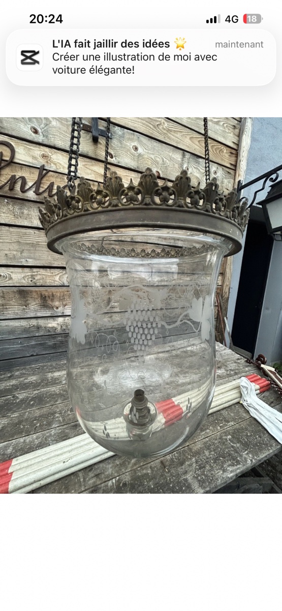 Large Lantern Entryway Hall Chandelier Hallway 19th-century Antique Castle Lamp-photo-1