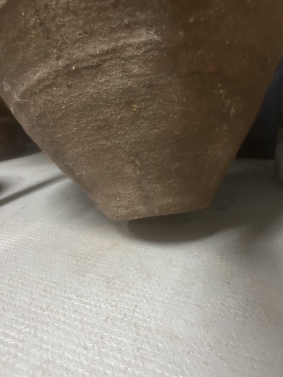 Large Terracotta Pottery, Antique 19th-century Jug, Amphora, Folk Art-photo-4
