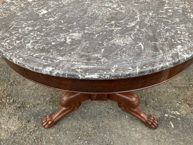 Pedestal Table Empire Period XIXth-photo-3