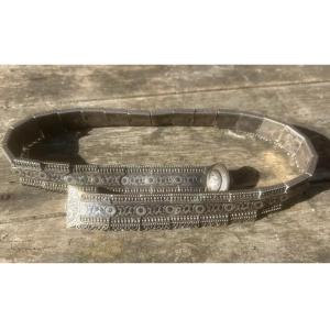 Argent Massif Russe 84 430gr Ceinture Caucasienne Turquie Empire Ottoman Silver