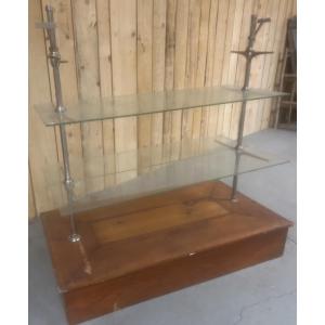 Siegel Paris Console Présentoir Commerce Boutique Vitrine Meuble de Métier