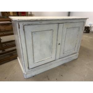 Buffet Ancien Patine Peint Meuble Provence Ancien Campagne Art Populaire