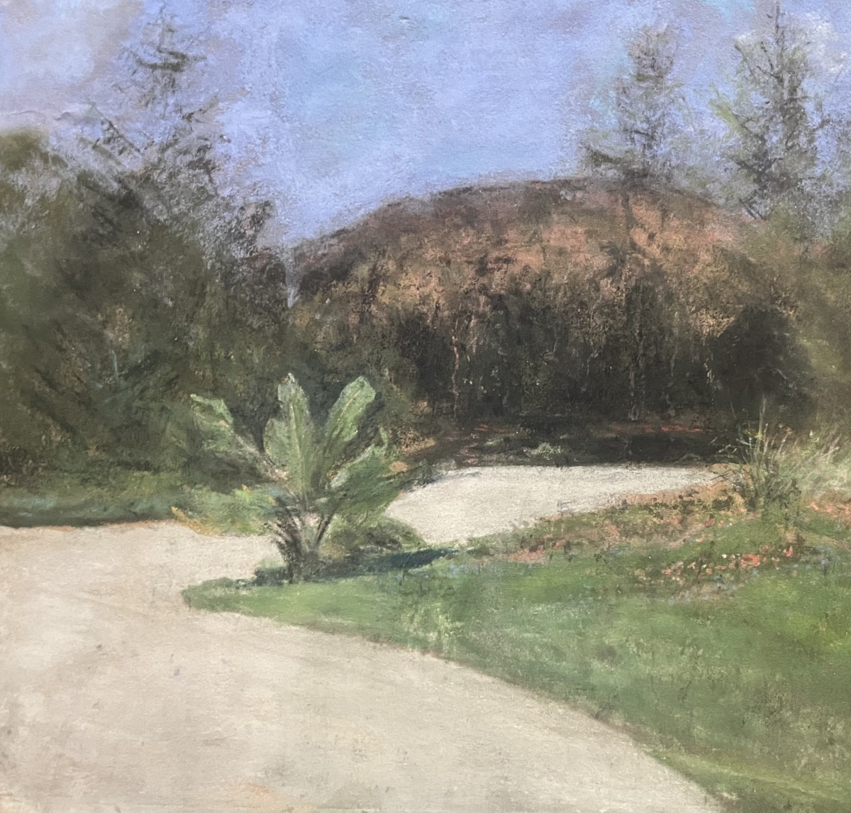  Siebe Johannes Ten Cate (1858-1908) A Garden In Zurich, 1898, Signed Pastel-photo-2