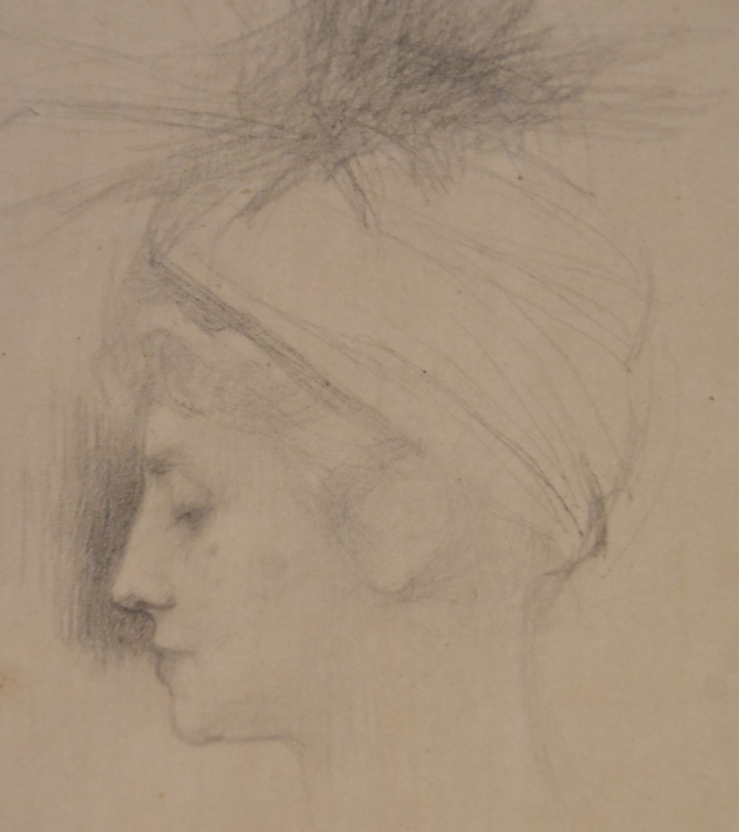 Lucien Victor Guirand de Scevola (1871-1950), Les Marionnettes 1910, dessin signé et daté-photo-4