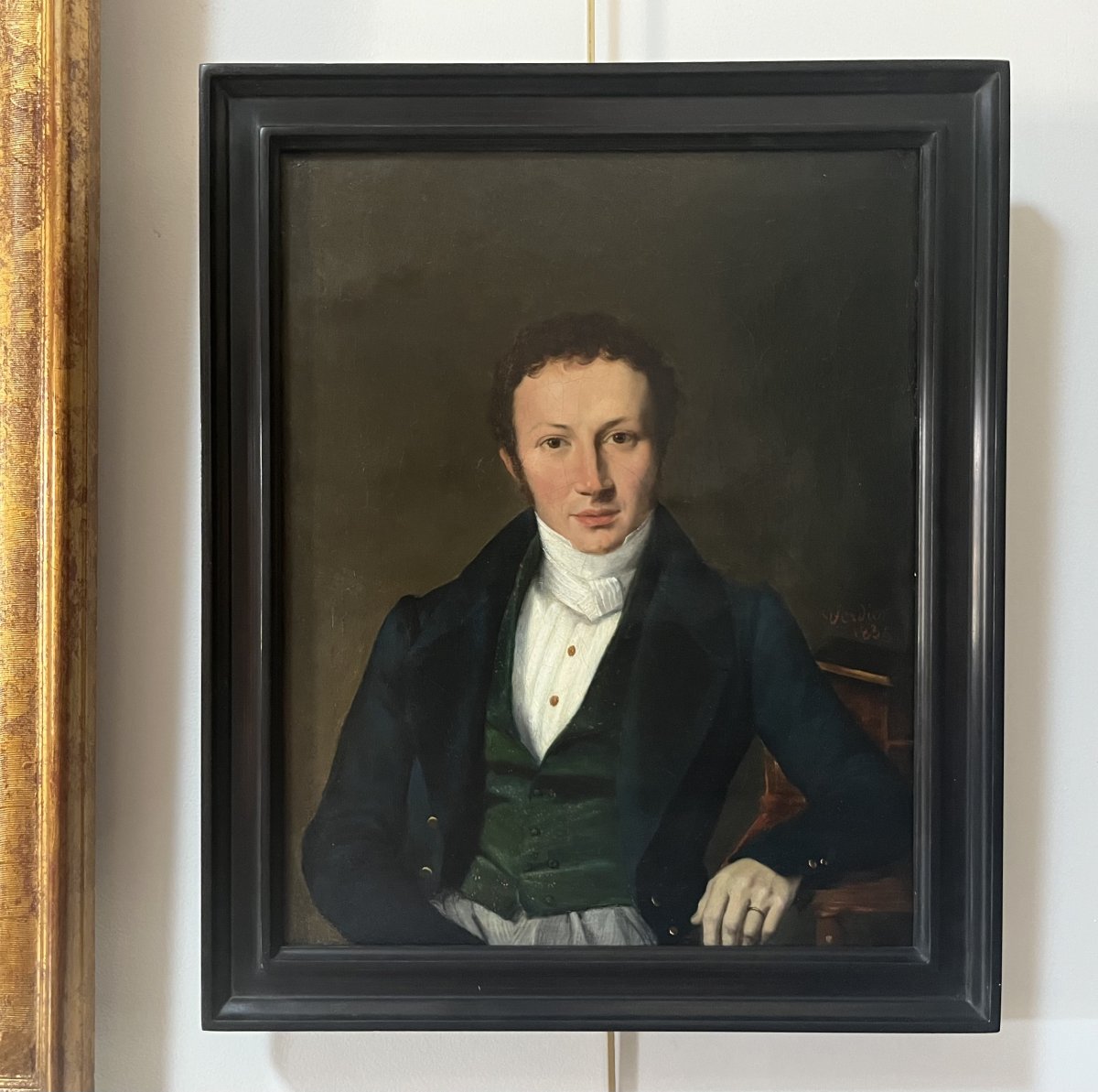 Marcel Antoine Verdier (1817–1856), *portrait Of A Young Man*, 1835, Oil On Canvas, Signed  -photo-6