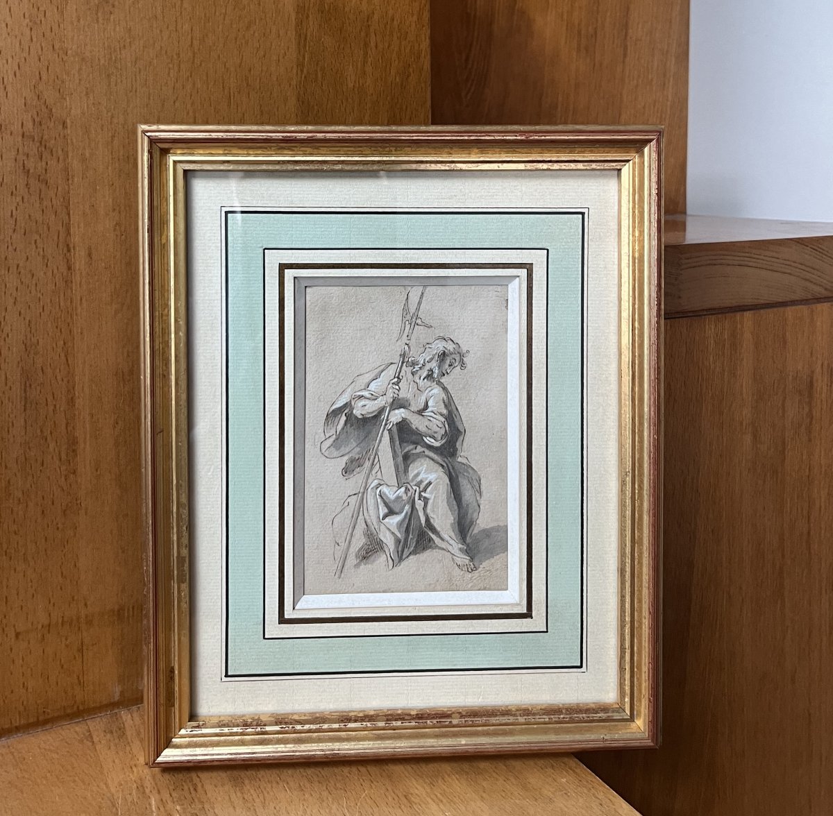  École génoise, fin du XVIIe siècle, Saint Jude Thaddée Plume et encre sur papier-photo-5