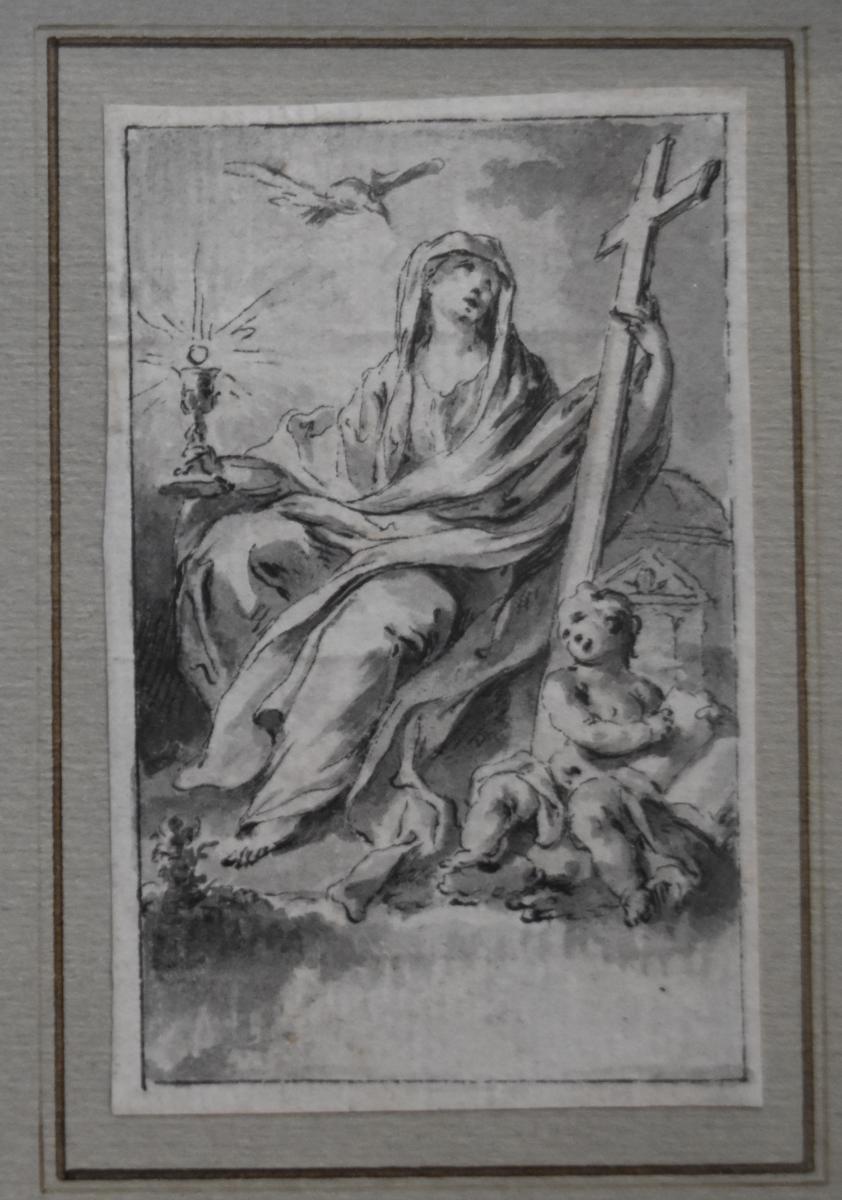 Hubert-françois Gravelot (1699-1773) Two Allegories, Drawings-photo-2