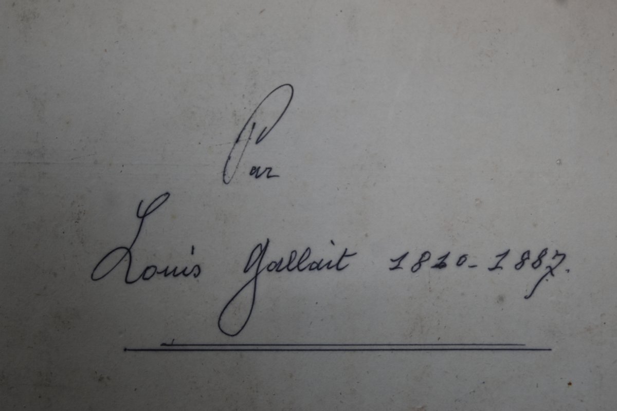 Louis Gallait (1810-1887) Portrait d'Un Homme De Qualité,  Aquarelle Et Rehauts De Gouache-photo-4