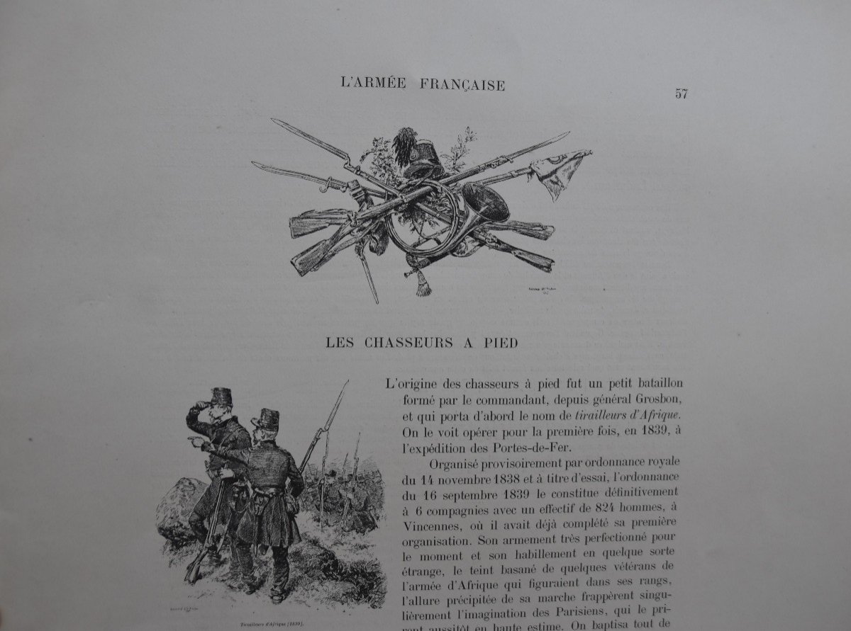 Edouard Detaille (1848-1912) Trophée d'Armes, 1885 dessin à la plume Signé-photo-5