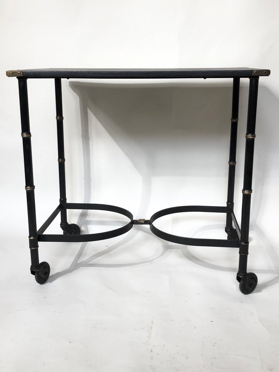 Rolling Table By Jacques Adnet.-photo-2